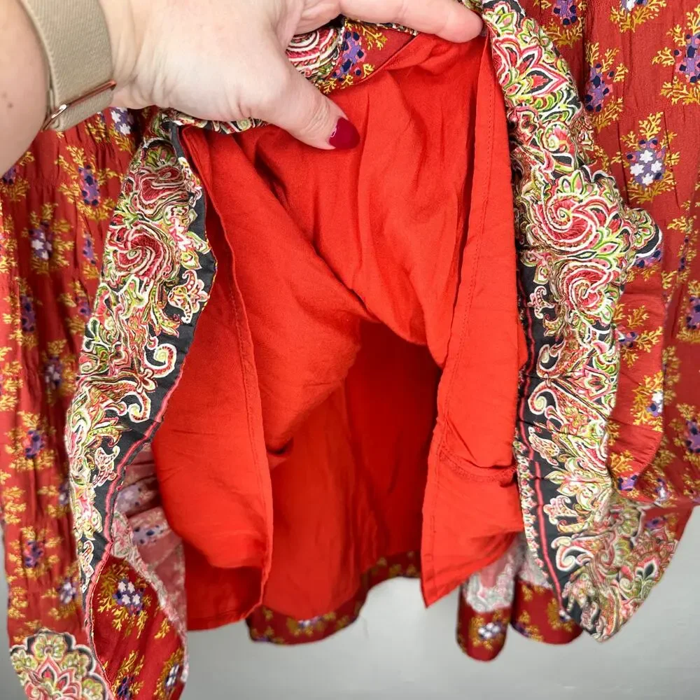 NWT Anthropologie Plenty Tracy Reese Empire Strapless Smocked Midi Dress Large - Picture 11 of 15